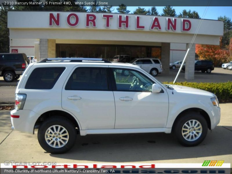 White Suede / Stone 2010 Mercury Mariner V6 Premier 4WD