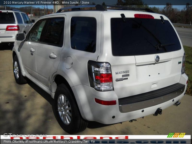 White Suede / Stone 2010 Mercury Mariner V6 Premier 4WD