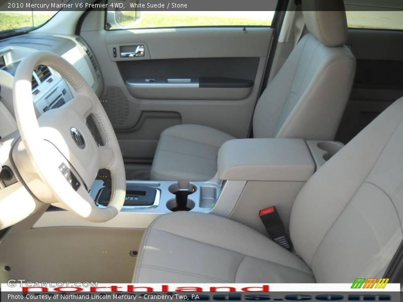 White Suede / Stone 2010 Mercury Mariner V6 Premier 4WD