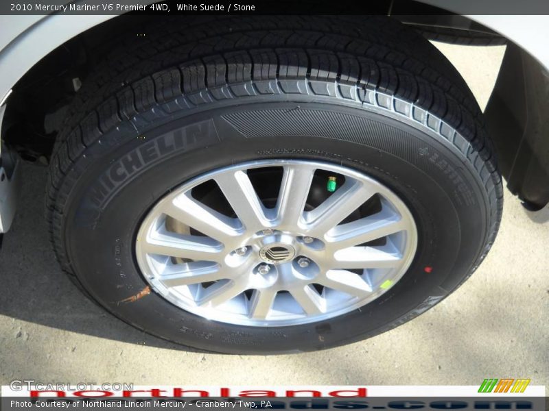 White Suede / Stone 2010 Mercury Mariner V6 Premier 4WD