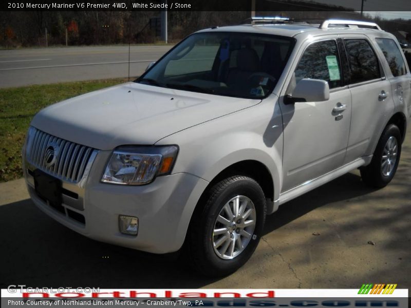 White Suede / Stone 2010 Mercury Mariner V6 Premier 4WD