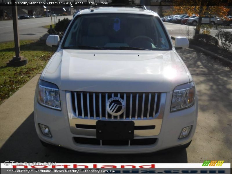 White Suede / Stone 2010 Mercury Mariner V6 Premier 4WD