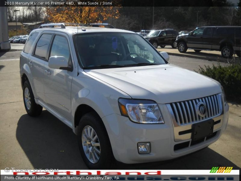 White Suede / Stone 2010 Mercury Mariner V6 Premier 4WD