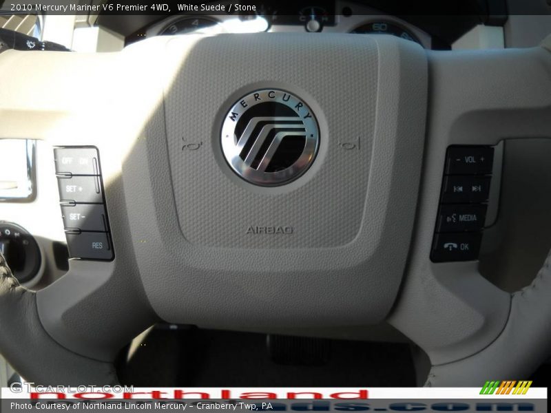White Suede / Stone 2010 Mercury Mariner V6 Premier 4WD