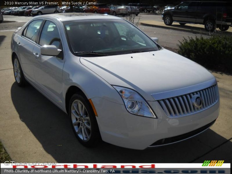 White Suede / Camel 2010 Mercury Milan V6 Premier