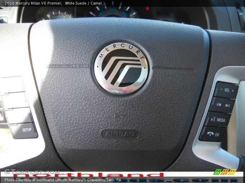 White Suede / Camel 2010 Mercury Milan V6 Premier