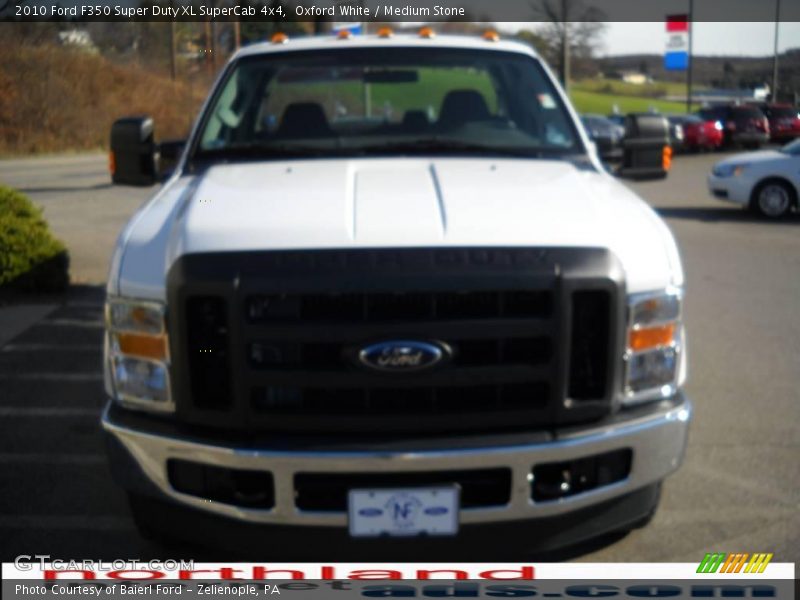 Oxford White / Medium Stone 2010 Ford F350 Super Duty XL SuperCab 4x4
