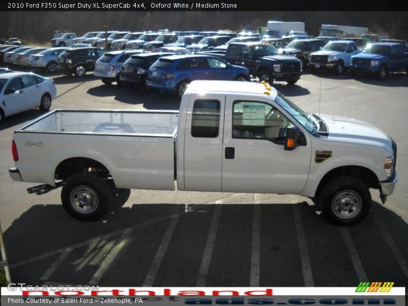 Oxford White / Medium Stone 2010 Ford F350 Super Duty XL SuperCab 4x4