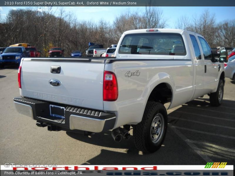 Oxford White / Medium Stone 2010 Ford F350 Super Duty XL SuperCab 4x4