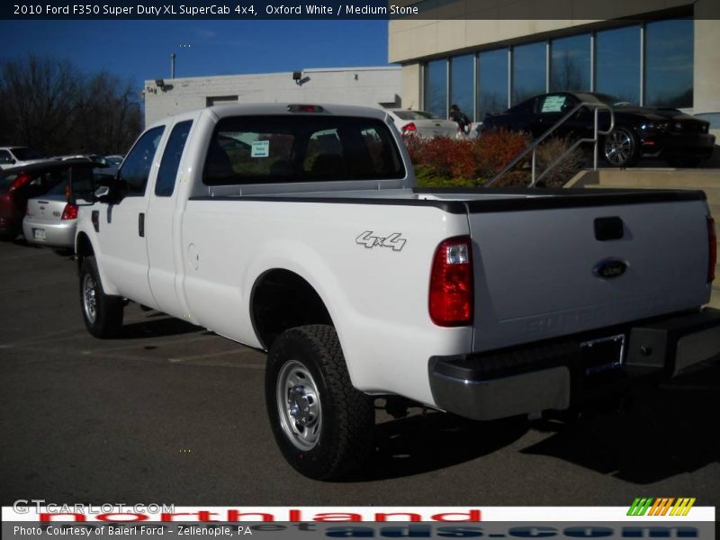 Oxford White / Medium Stone 2010 Ford F350 Super Duty XL SuperCab 4x4