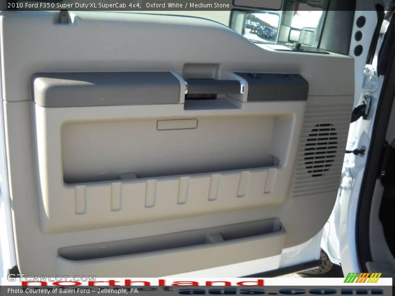 Oxford White / Medium Stone 2010 Ford F350 Super Duty XL SuperCab 4x4