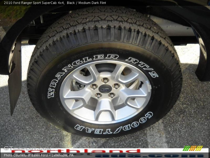 Black / Medium Dark Flint 2010 Ford Ranger Sport SuperCab 4x4