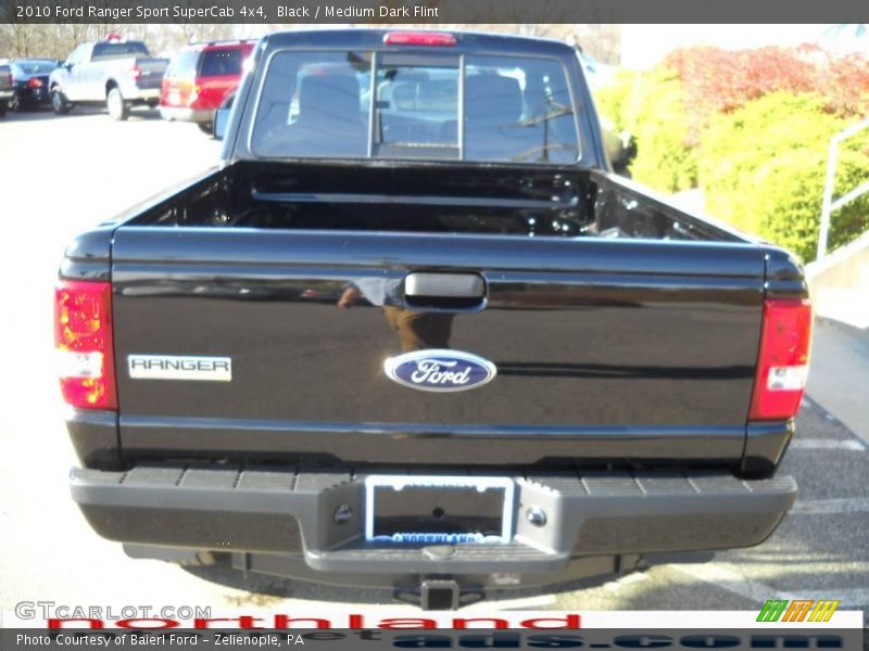 Black / Medium Dark Flint 2010 Ford Ranger Sport SuperCab 4x4