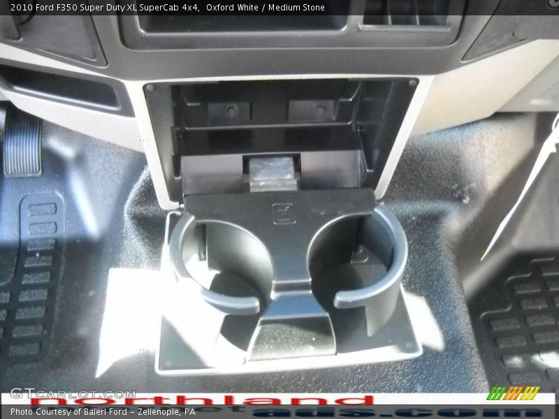 Oxford White / Medium Stone 2010 Ford F350 Super Duty XL SuperCab 4x4