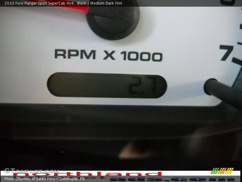 Black / Medium Dark Flint 2010 Ford Ranger Sport SuperCab 4x4