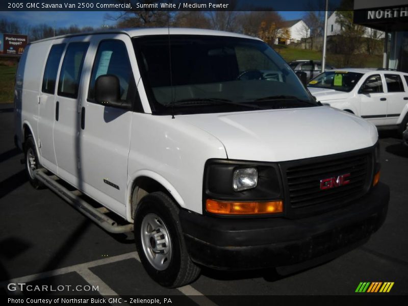 Summit White / Medium Pewter 2005 GMC Savana Van 2500 Commercial
