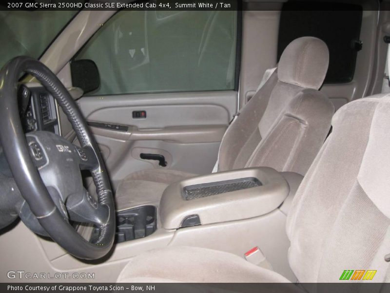Summit White / Tan 2007 GMC Sierra 2500HD Classic SLE Extended Cab 4x4