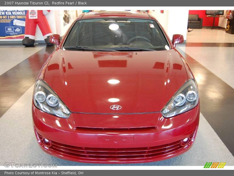 Redfire Pearl / Black 2007 Hyundai Tiburon GS