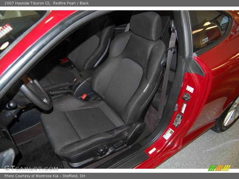 Redfire Pearl / Black 2007 Hyundai Tiburon GS