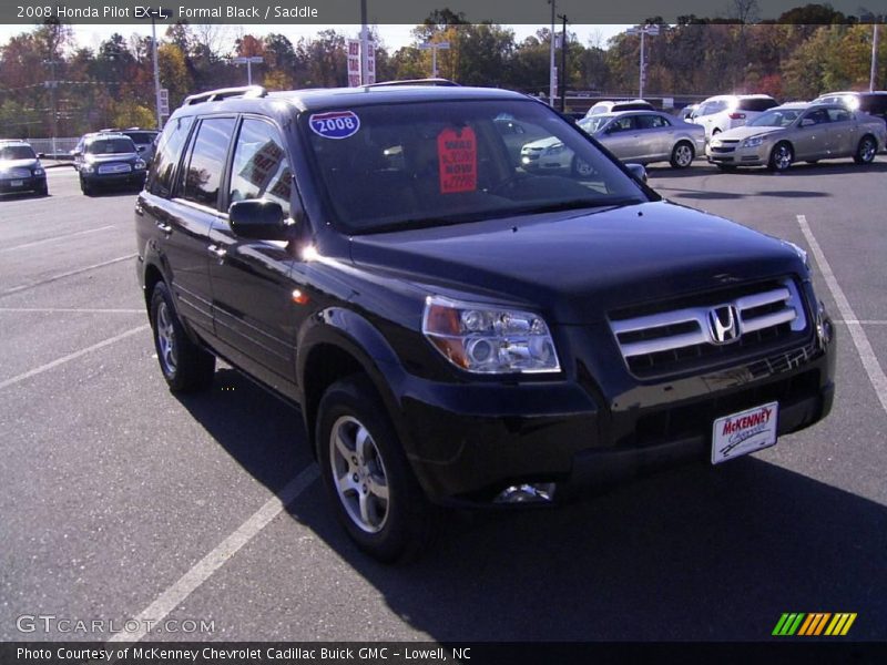 Formal Black / Saddle 2008 Honda Pilot EX-L