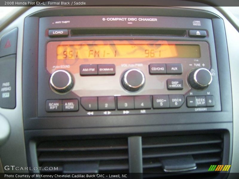 Formal Black / Saddle 2008 Honda Pilot EX-L