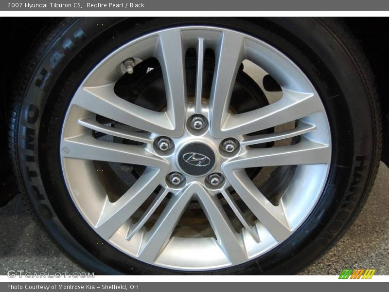 Redfire Pearl / Black 2007 Hyundai Tiburon GS