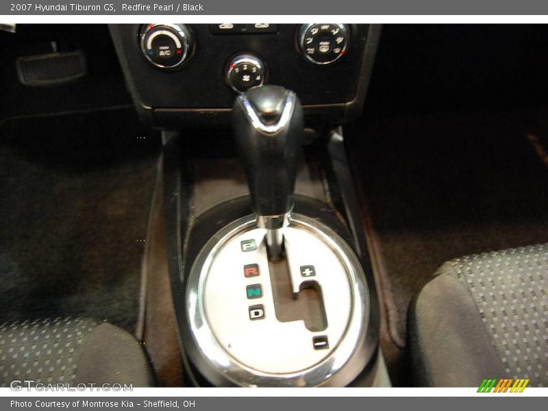 Redfire Pearl / Black 2007 Hyundai Tiburon GS