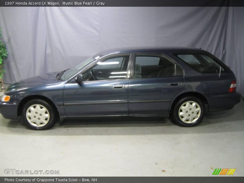 Mystic Blue Pearl / Gray 1997 Honda Accord LX Wagon