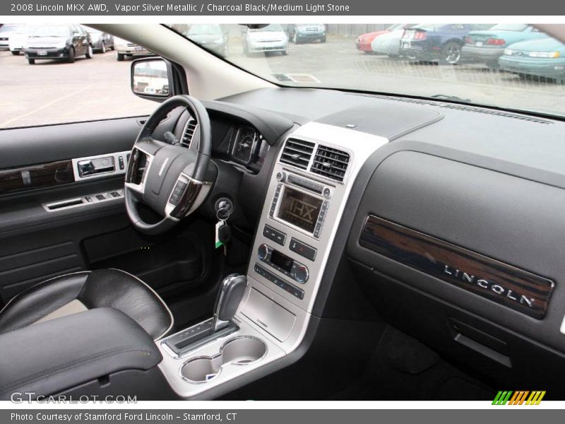 Vapor Silver Metallic / Charcoal Black/Medium Light Stone 2008 Lincoln MKX AWD