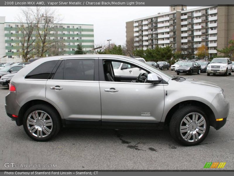 Vapor Silver Metallic / Charcoal Black/Medium Light Stone 2008 Lincoln MKX AWD