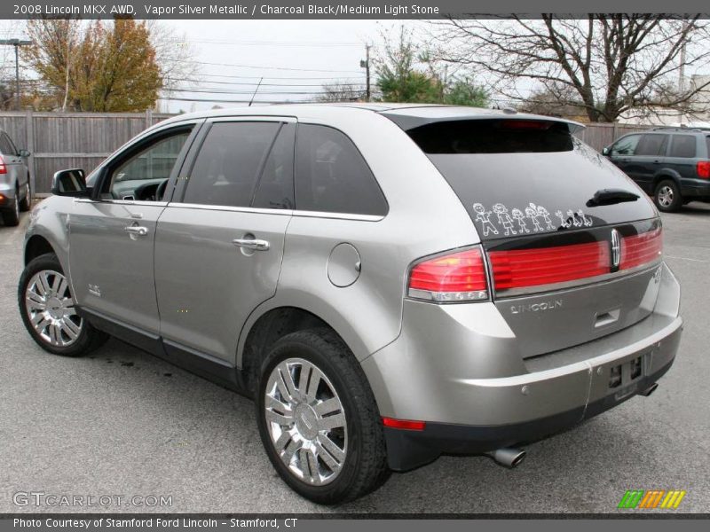 Vapor Silver Metallic / Charcoal Black/Medium Light Stone 2008 Lincoln MKX AWD