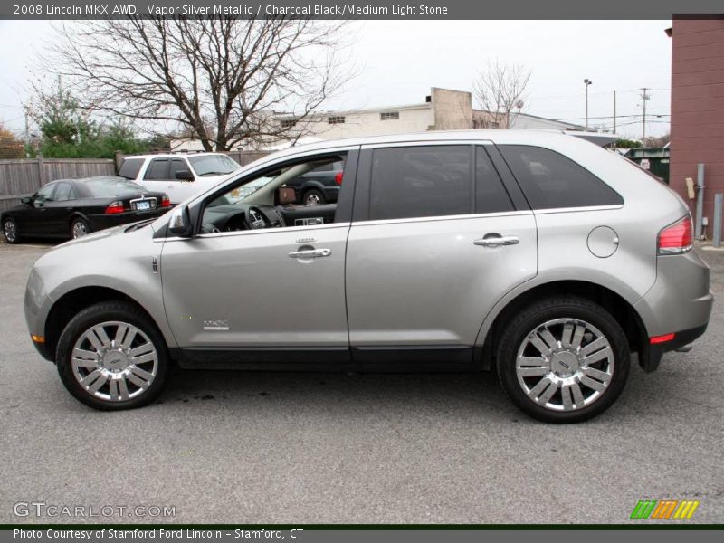 Vapor Silver Metallic / Charcoal Black/Medium Light Stone 2008 Lincoln MKX AWD