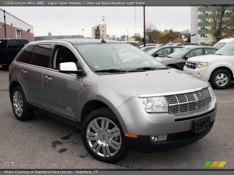 Vapor Silver Metallic / Charcoal Black/Medium Light Stone 2008 Lincoln MKX AWD