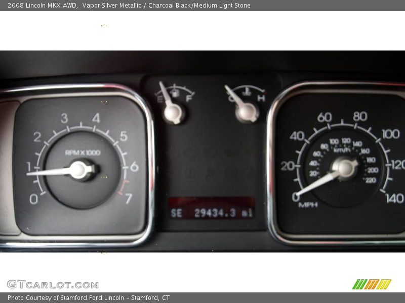 Vapor Silver Metallic / Charcoal Black/Medium Light Stone 2008 Lincoln MKX AWD