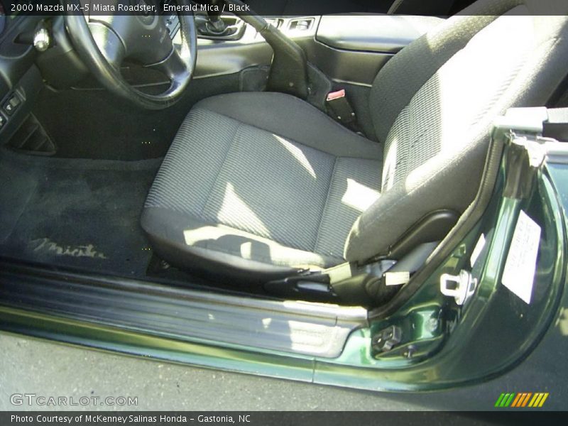 Emerald Mica / Black 2000 Mazda MX-5 Miata Roadster