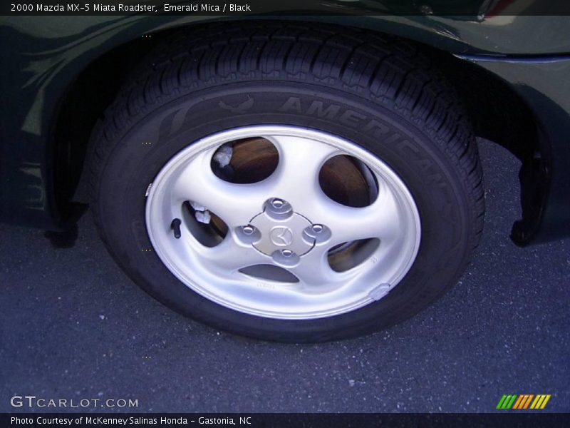 Emerald Mica / Black 2000 Mazda MX-5 Miata Roadster