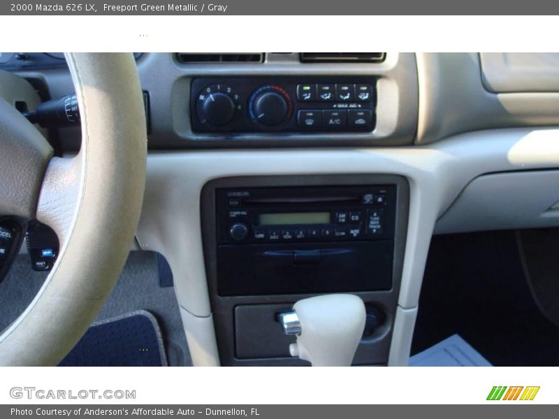 Freeport Green Metallic / Gray 2000 Mazda 626 LX