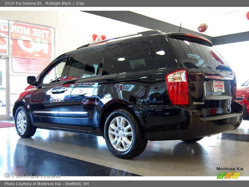 Midnight Black / Gray 2010 Kia Sedona EX