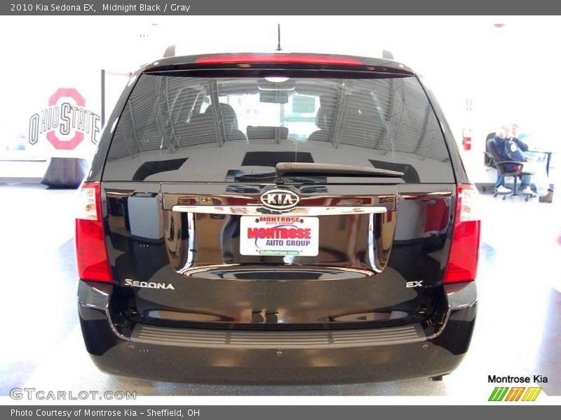 Midnight Black / Gray 2010 Kia Sedona EX