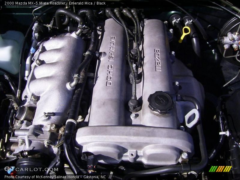 Emerald Mica / Black 2000 Mazda MX-5 Miata Roadster