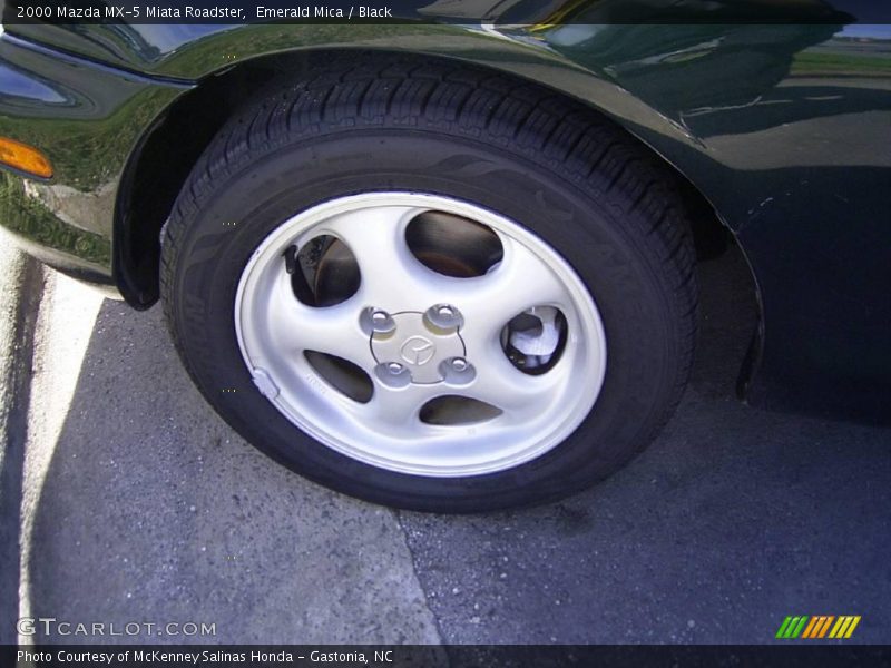Emerald Mica / Black 2000 Mazda MX-5 Miata Roadster