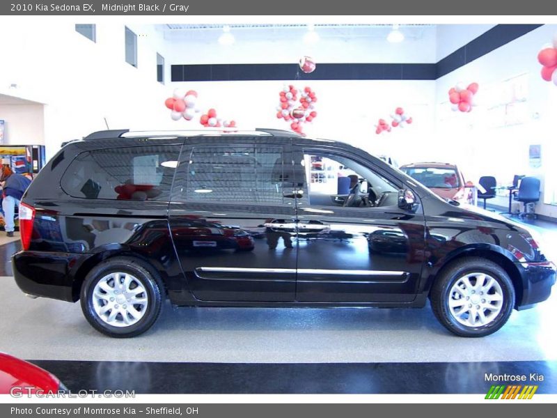 Midnight Black / Gray 2010 Kia Sedona EX