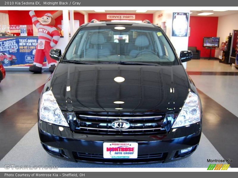 Midnight Black / Gray 2010 Kia Sedona EX