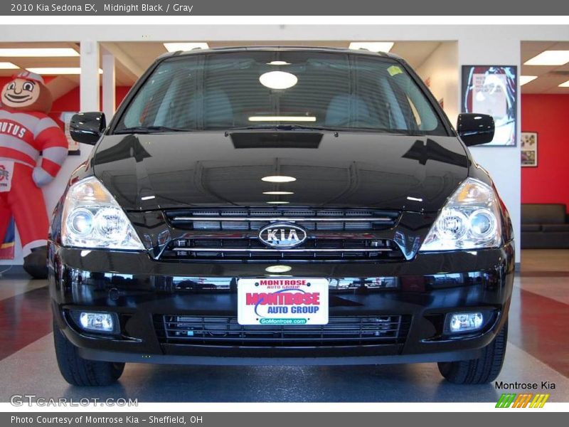 Midnight Black / Gray 2010 Kia Sedona EX