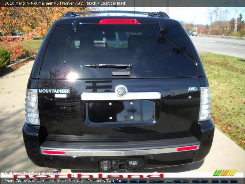 Black / Charcoal Black 2010 Mercury Mountaineer V6 Premier AWD
