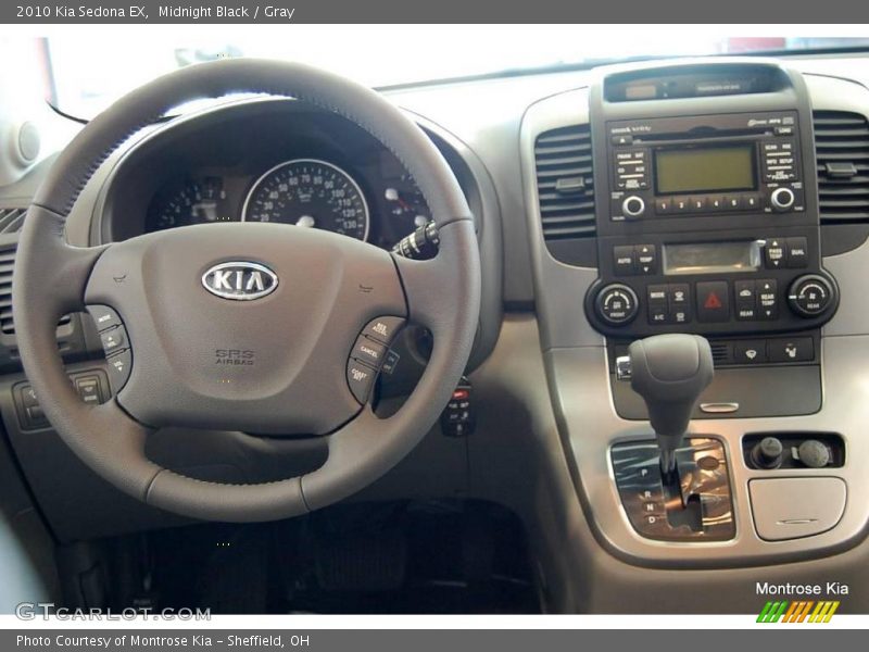 Midnight Black / Gray 2010 Kia Sedona EX