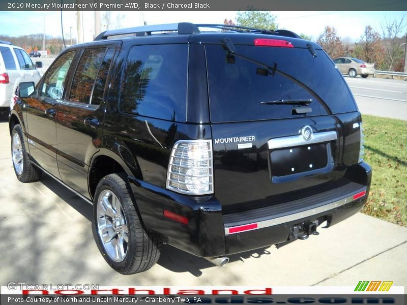 Black / Charcoal Black 2010 Mercury Mountaineer V6 Premier AWD
