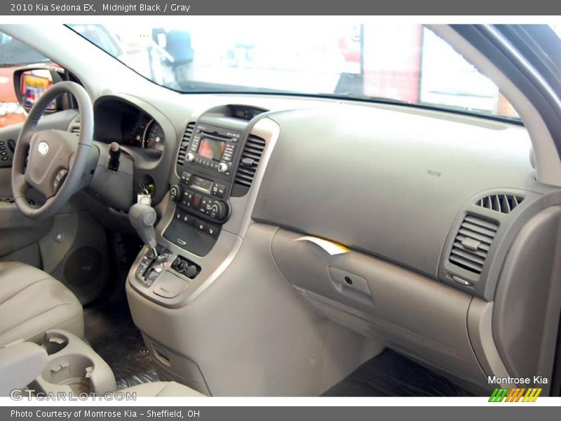 Midnight Black / Gray 2010 Kia Sedona EX