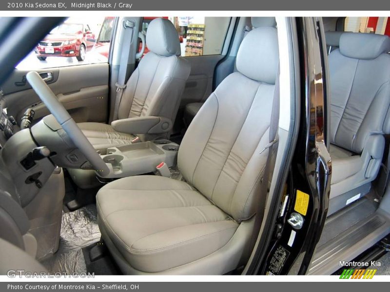 Midnight Black / Gray 2010 Kia Sedona EX