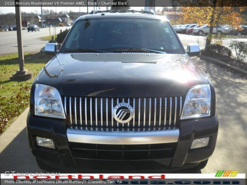 Black / Charcoal Black 2010 Mercury Mountaineer V6 Premier AWD